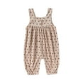 thumbnail image 6 of Mceream Boys Girls Polka Dot Romper Button Front & Elastic Cuff Design for 3-24 Months Soft Cotton Adjustable Shoulder Straps for Comfortable Sleeveless Jumpsuit for Summer Outings, 6 of 6