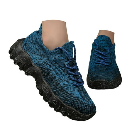 Mepaouo Fashion Sneakers for Women Thick Sole Lace up Running Shoes Lightweight Walking Shoes
