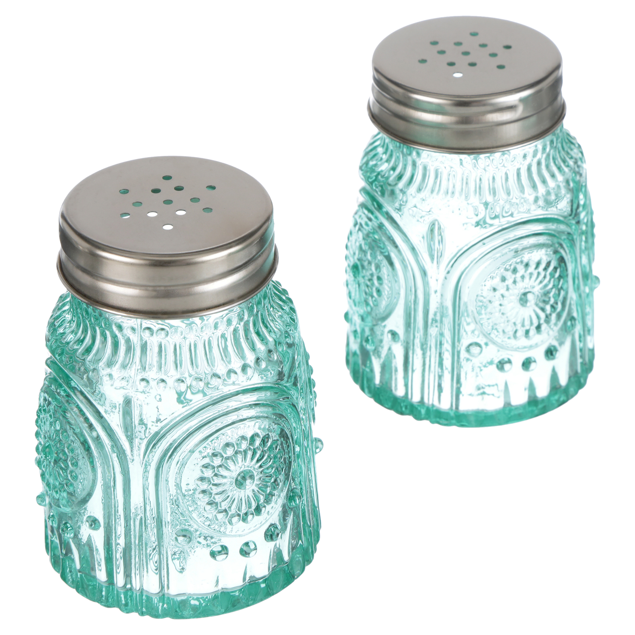 The Pioneer Woman Adeline Glass Butter Dish with Salt And Pepper Shaker Set - image 5 of 9