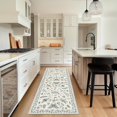 thumbnail image 2 of TOOHUB Hallway Runner 2x6, Washable Area Rug for Kitchen, Ultra-Thin Soft Modern Print, Non-Slip Stain-Resistant Mat, Non-Shedding & Easy Care, Beige, 2 of 8