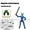 Blue, variant on T13 Action Figure Set, Titan 13 Robot Action Figure 3D Printed robo 13 Action Figure Articulated, for Collectors Desktop Decorations Gold