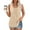 Khaki, variant on ITSAME Womens Plus Size Tank Tops, Pleated Loose Fit Crew Neck Summer Casual Cami Shirts Red 5XL