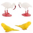 thumbnail image 3 of Miangastore 10Pcs Fashion Solid Simulation Animal World Mini Bird Model Parrot Flamingo Egret Science Teaching Decoration for Children (Random Color), 3 of 8
