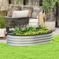 thumbnail image 2 of Outsunny 5 x 3 x 1 ft Galvanized Raised Garden Bed, Silver, 2 of 10