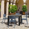 thumbnail image 2 of Compamia Monna Chaise de Salle à Manger d'Extérieur en Gris Foncé, 2 of 6