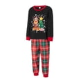 thumbnail image 3 of DuAnyozu Family Matching Pajama Sets Cute Christmas Tree Sleepwear Snowman Holiday PJS for Couples and Kids, 3 of 9
