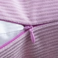 thumbnail image 4 of Phantoscope Soft Corduroy Velvet with Cotton Tassel Solid Square Throw Pillow Cusion with Insert Accent Decorative for Couch, 12" x 20", Light Purple, 2 Pack, 4 of 7
