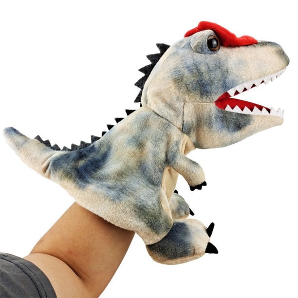 Muñeco de peluche de dinosaurio de dibujos animados con boca abierta para interacción entre padres e hijos, muñeco de peluche Canglong, muñeco de dinosaurio Overlord con boca movible
