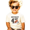 thumbnail image 2 of 4th Birthday Baller Shirt for Boys Sports Theme Party T-Shirt for 4 Year Old Kids Natural Shirt 4T, 2 of 5