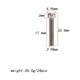 thumbnail image 2 of 24x Guitarra Bajo Bobina Doble / Bobina Simple Tornillo De Recogida 3x20mm Piezas De Instrumentos Musicales, 2 of 8
