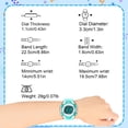thumbnail image 5 of Juboos Reloj Digital para Niños Niñas de 5 a 18, Reloj de Pulsera Deportivo para Exteriores con Luz LED de 7 Colores, Reloj Resistente al Agua hasta 5 ATM con Alarma, Cronómetro, 5 of 5