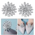 thumbnail image 2 of Parche de zapato de novia DIY Accesorios de decoración de de de cristal de de imitación de hebilla de Clips de de moda Magideal Parche de zapato de novia DIY, 2 of 7