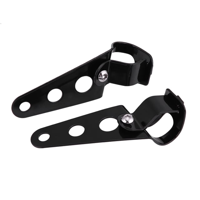1 Pair Car Headlight Bracket, Motorcycle Headlight Mount Brackets Fork Racer 28mm - 34mm