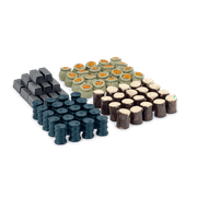 Realistic Resource Tokens (80 pieces) for Scythe from Stonemaier Games (grain, iron, oil, and wood)