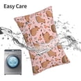 thumbnail image 6 of Capybaras Pillow cases pillow covers Standard Size pillow case pillow protector, Soft ,with Zipper pillowcase 20"x30", 6 of 6
