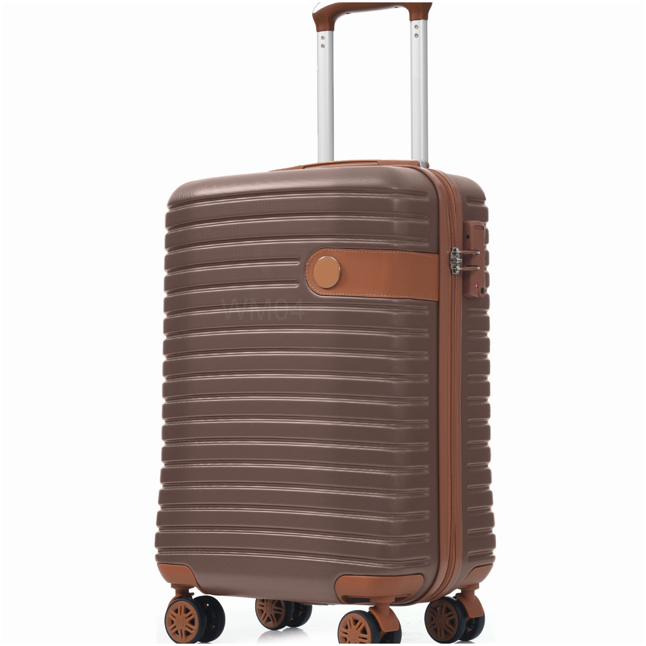 TSA Lock Hardshell Luggage Set with 360° Wheels, Lightweight ABS Suitcases for Carry-On and Check-In