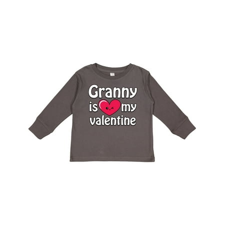 

Inktastic Granny is My Valentine Gift Toddler Boy or Toddler Girl Long Sleeve T-Shirt