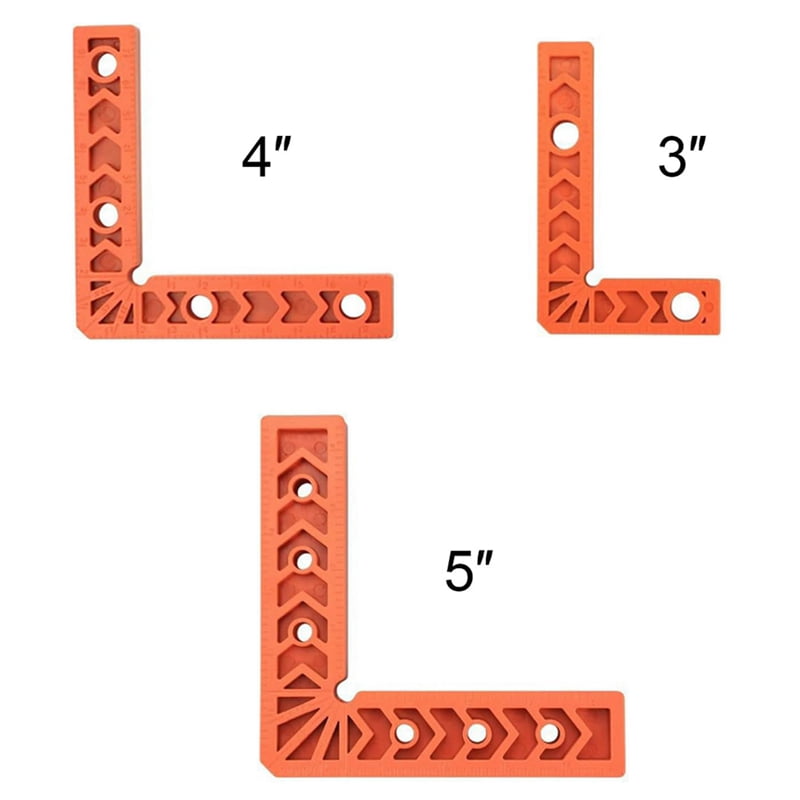 90 Degree Clamp,Positioning Squares,3 Inch 4 Inch 6 Inch Right Angle Clamp with Clamping Squares,Corner Clamps