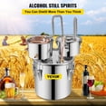thumbnail image 2 of Still de alcohol VEVOR de 30 litros con barril Thumper, kit de destilería, 2 of 8