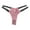 Pink, variant on Women's Lace Cutout Glitter Thongs Underwear Panties Panty