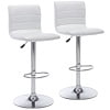 White, Silver Chrome Base