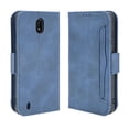 thumbnail image 1 of Case for Nokia C01 Plus Cover Adjustable Detachable Card Holder Magnetic closure Leather Wallet Case - Blue, 1 of 5