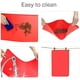 thumbnail image 4 of Bowl Pad Dog and Cat, Impermeable y Antideslizante Silicona Food Bowl Pad para Food Bowls, Water Bowl, Food Mat 47x30cm 53x37cm Rojo Sailing Electrónica, 4 of 6