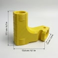 thumbnail image 2 of Universal Table Saw Dust Collection Adapter – 3D Printed Dust Port Fitting, Woodworking Dust Extractor Connector, Workshop Air Filtration Attachment, 2 of 5