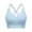 *Light Blue, variant on VBVC Women's Seamless Y-Back Yoga Bra,Ladies' Adjustable Strappy Back Comfort Bralette,Wireless Everyday Workout Bra For Women,Black,M-2XL