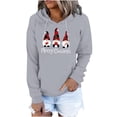 thumbnail image 2 of EGNMCR Chandail en Molleton de Noël Mode Décontractée pour Femmes Blouse à Manches Imprimées Chandail à Capuche Chandail en Molleton Chandails à Capuchon pour Femmes, 2 of 6