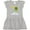 AC-Heather Grey, variant on Inktastic Daddys Fishing Buddy Cute Frog Girls Toddler Dress