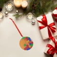 thumbnail image 6 of Naloa Colorful Building Blocks A Acrylic Santa Tree Decorations Christmas Hanging Pendant for Christmas Winter New Year Party Hanging Decorations-Round Shape, 6 of 7
