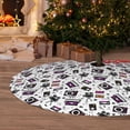 thumbnail image 6 of Sikiie Music Player 30-48 inches {designName} Print Christmas Tree Skirt Snowman Xmas Tree Skirt with Edge Christmas Decorations for Holiday Party48", 6 of 7