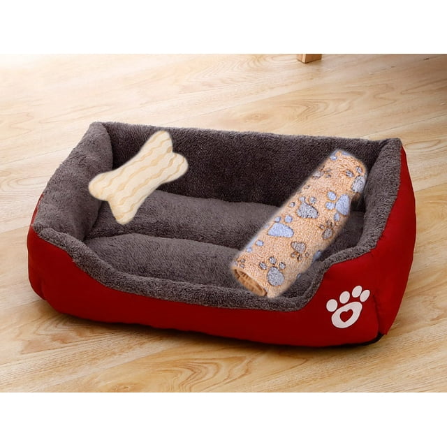 Warm Pet Nest Kennel For Small Medium Large Dogs Puppy Kitten Plus Size Bed with Machine Washable Warm Cozy Large Dog House LZ