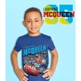 thumbnail image 3 of Cars Lightning McQueen Pixar Graphic T-Shirts (3 Pack) Outfits Toddlers to Kids 7 Bk/B/Gy SS, 3 of 8