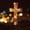 Bronze Cross, variant on Solar Cross Garden Stake Lights Outdoor Waterproof, 38" Bronze Metal Dual Modes for Cemetery Memorial Yard Decor