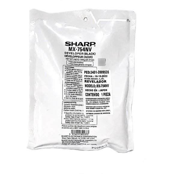 Revelador Sharp Mx754nv Mxm654n Mxm754n Mxm6570 Mxm7570