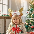 thumbnail image 1 of Adornos navideños, tocados navideños, tocados navideños, accesorios para el cabello, tocado de astas, linda bola de pelo navideña, corazón para niña, accesorios para el cabello para vestir en las fies, 1 of 6