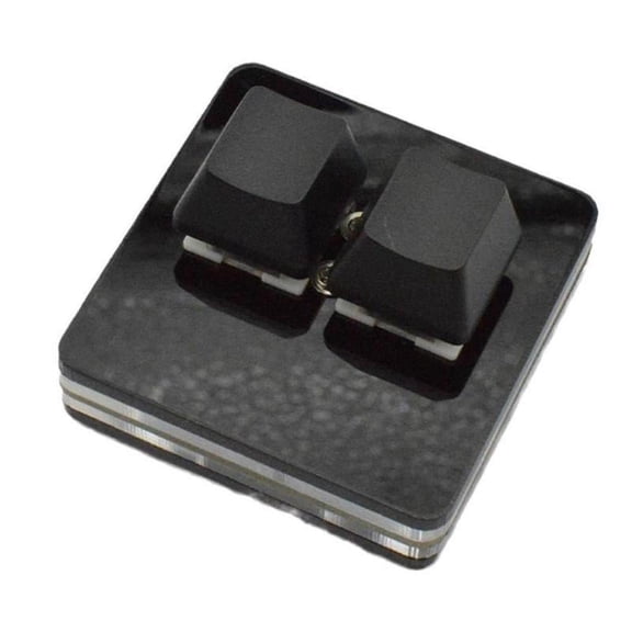 Black 2 Key Keypad Mini Keyboard Copy Paste Custom Shortcut Key Password Machine Sayodevice Y4U6