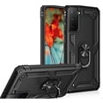 thumbnail image 1 of Black Damping Armor Case For Samsung Galaxy S21 Plus 5g With Magnetic Stand, 1 of 4