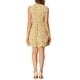 thumbnail image 3 of INSPIRE CHIC Vestido Casual A-Line Sin Mangas con Estampado Floral en V Amarillo L, 3 of 7