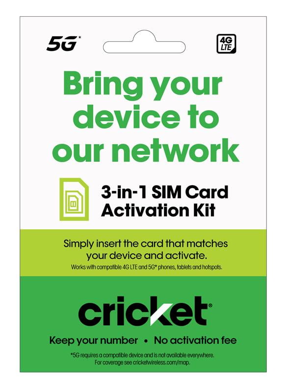 Cricket Wireless SIM Card Kit