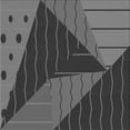 thumbnail image 1 of Ahgly Company Machine Washable Indoor Square Transitional Gray Area Rugs, 7' Square, 1 of 7