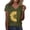 Green, variant on Sunflower Graphic Plus Size Women's T-Shirt Summer Oversized Casual V-Neck Top for Girls, Yoga Outdoor Travel, Lightweight Breathable Tee, Dark Gray Women Summer T Shirt Plus Size Loose Top Top