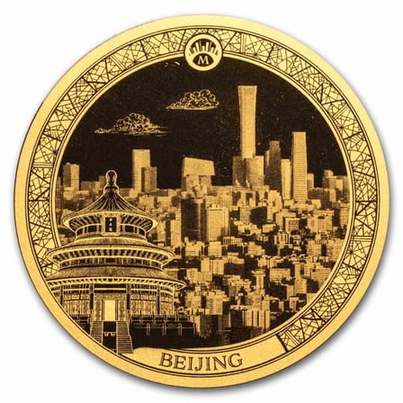 2025 Solomon Islands 1/100 oz Gold Beijing (Blister Pack)