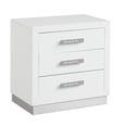 thumbnail image 2 of Newboti Furniture Coco Nightstand Made with Wood in Milky White Color 01779, 2 of 6