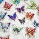 thumbnail image 5 of 120 Pcs Butterfly PET Stickers, Ice Crystals Transparent Butterfly Waterproof Sticker Decals for Scrapbooking Supplies, 5 of 5
