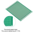 thumbnail image 4 of Placa de PCB de 3.5" x 2.8", 12 Pcs Placas de Prototipo de Un Solo Lado para Soldadura y Placas de Circuito de Proyecto Electrónico Soldables, Verde, 4 of 5