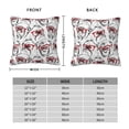 thumbnail image 2 of Fuzoiu Monkey Print Square Pillow Cover,Hidden Zipper Design,Luxury Square Pillow Case, Throw Pillow,Couch Cushion-16"x16", 2 of 7
