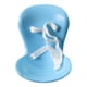 thumbnail image 1 of Asiento de coche para muñecas y clip de ventilación, elegante modelo de silla para muñecas, mini asiento de coche de peluche Azul, 1 of 9